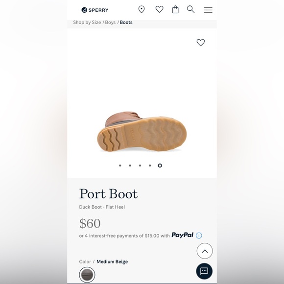 Sperry Kids/Toddler Port Duck Boot - Picture 7 of 7